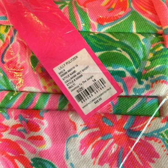 NWT Lilly Pulitzer Callahan Knit Short Journey To The Jungle Size 14 - Picture 3 of 6